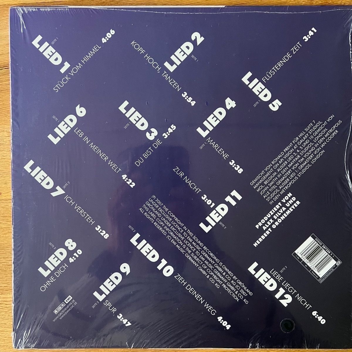Herbert Grönemeyer - 12 / 1. D-Press. 2007 - White Vinyl - (Mint)