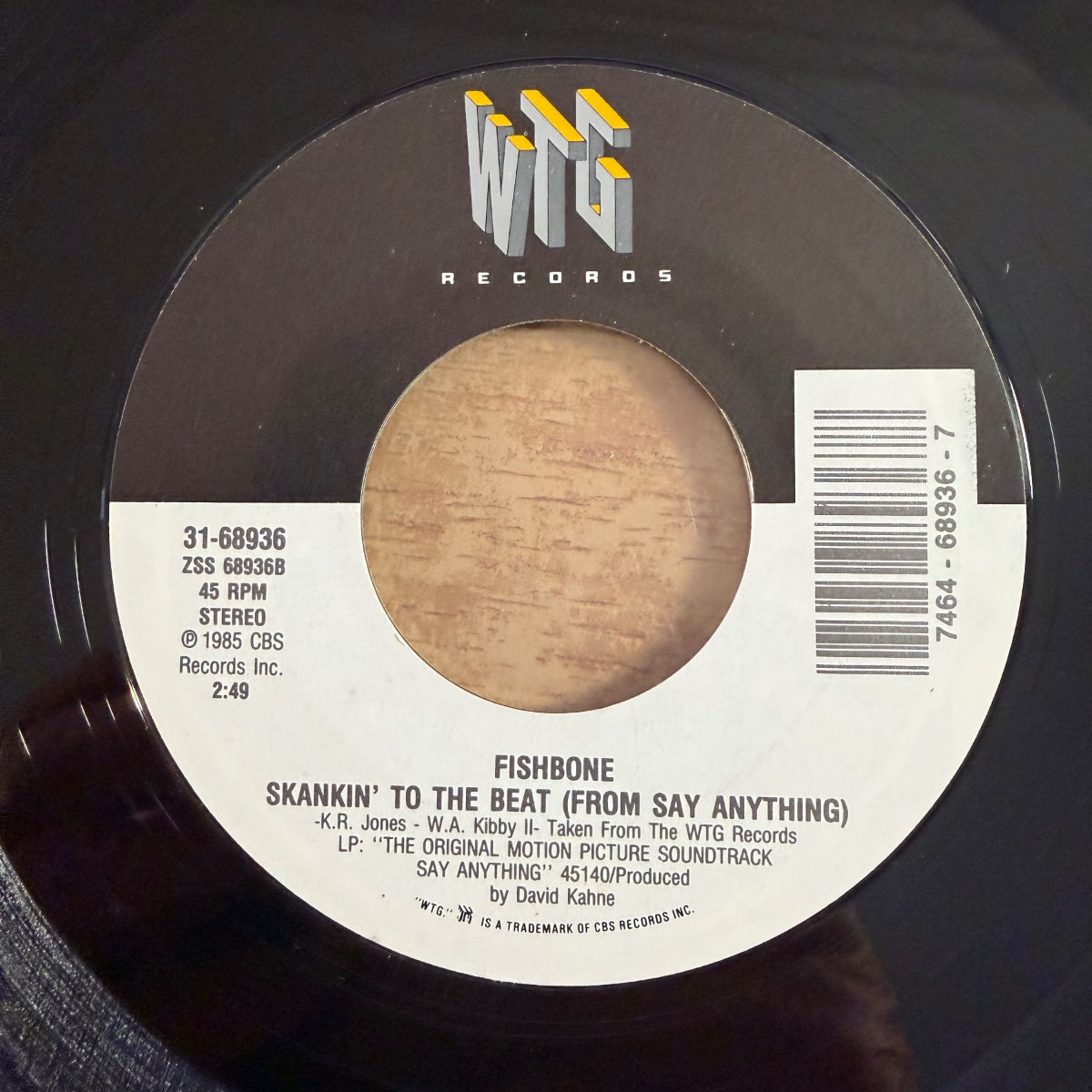 Peter Gabriel , Fishbone - In Your Eyes / 1. US-Press. 1989 - Split 7" - (M-/Neutral)