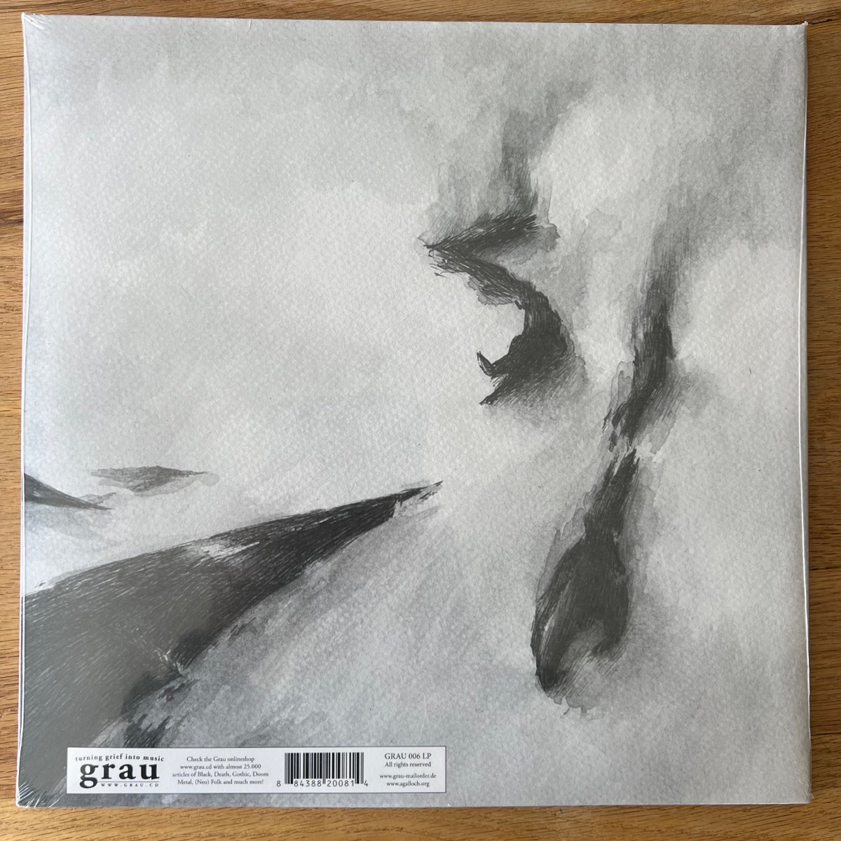Agalloch - Ashes Against The Grain / 2 LP - D-Press. 2011 - Clear Vinyl - (Mint)