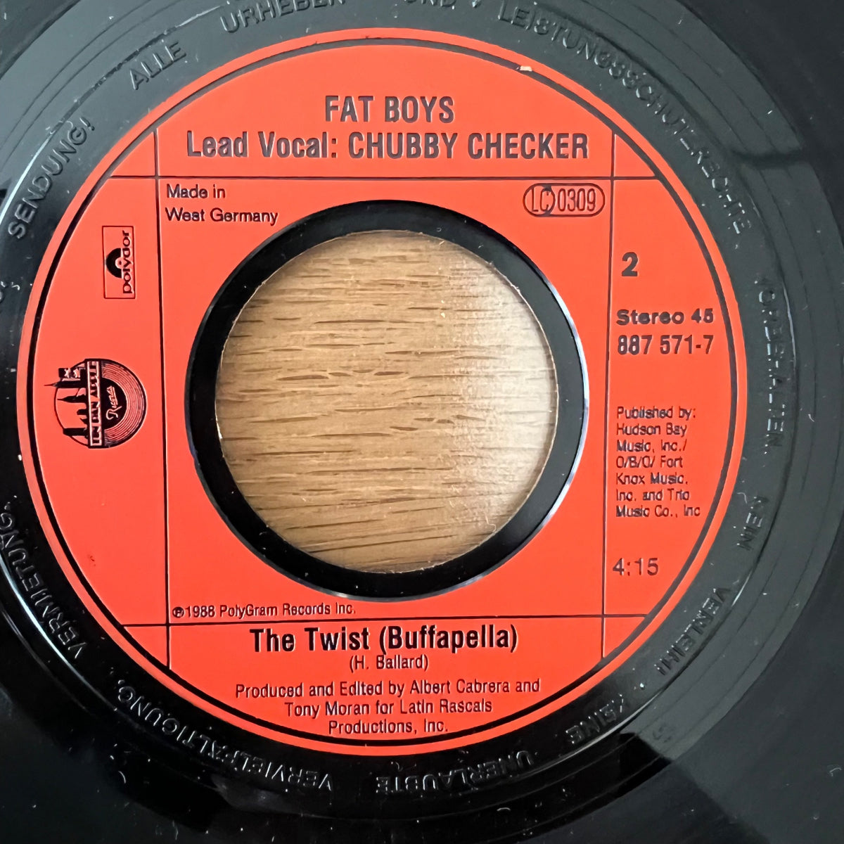 Fat Boys - The Twist / 1. D-Press. 1988 - (M-/M-)