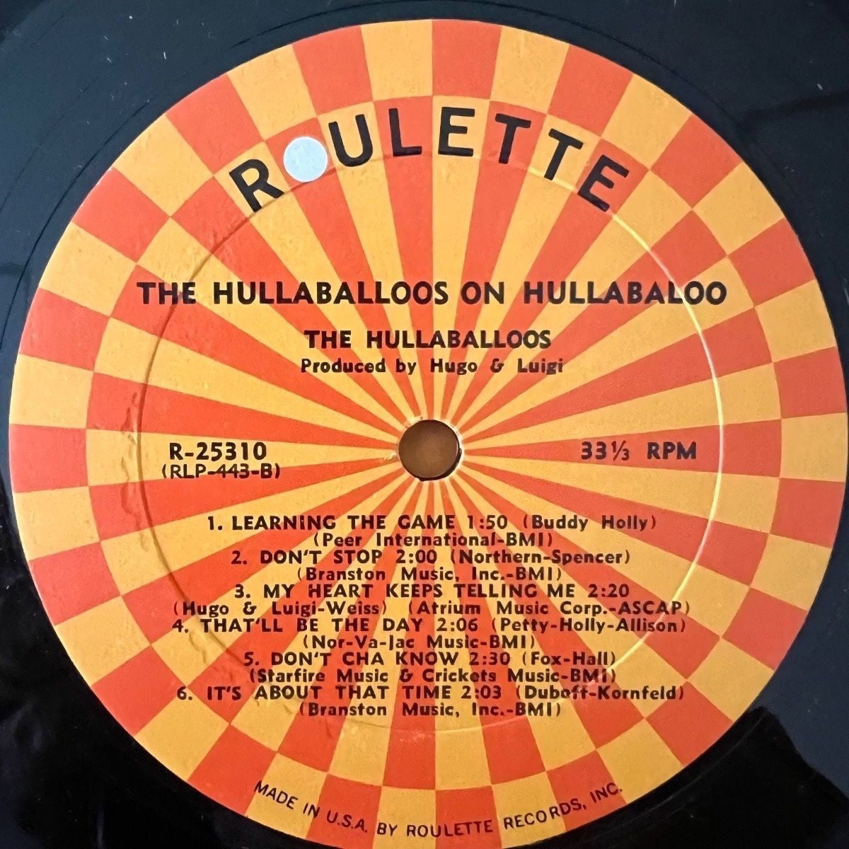 Hullaballoos - Hullaballoos On Hullaballoo / 1ère édition américaine. 1965 - Mono - (VG++/VG++)