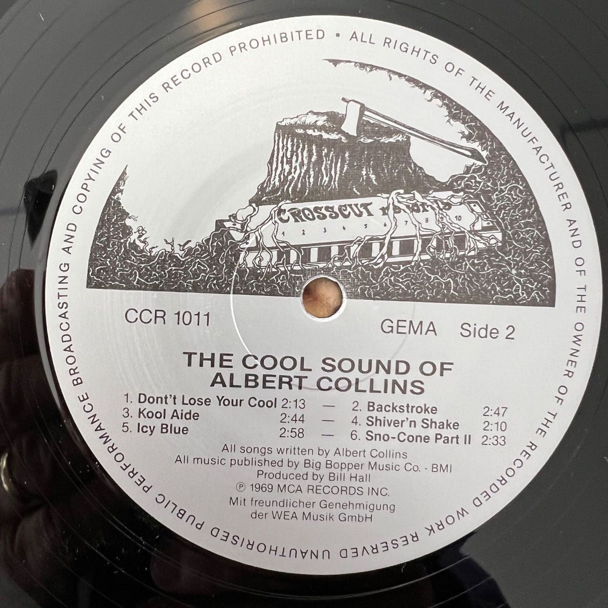 Albert Collins - The Cool Sound Of... / D-Press. 1985 - (M-/M-)