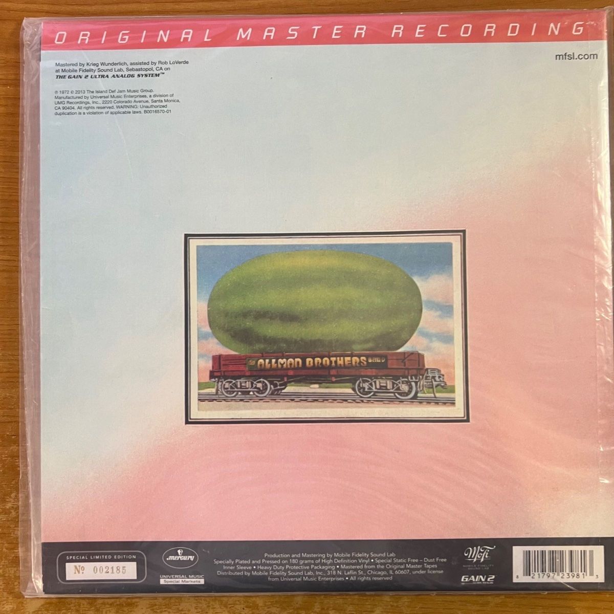 Allman Brothers - Eat The Peach / 2 LP - Audiophile MFSL 2013 - (Mint & Sealed)