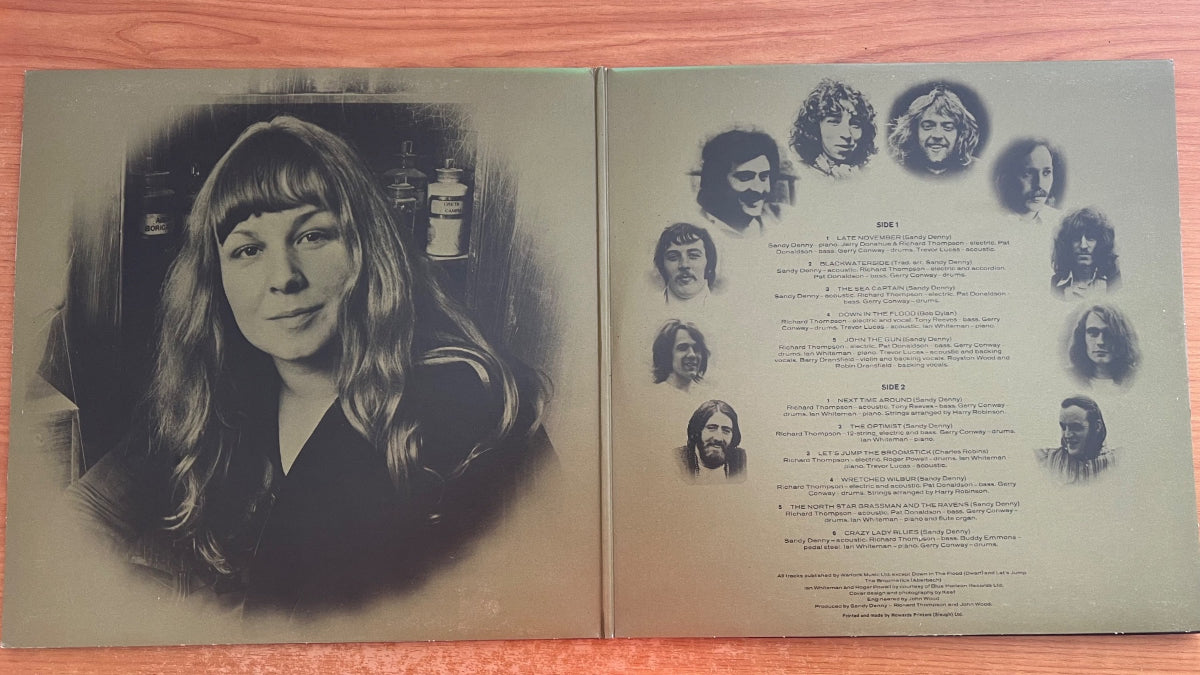 Sandy Denny - The North Star Grassman And The Ravens / 1st UK Press. 1971 - (M-/VG++)