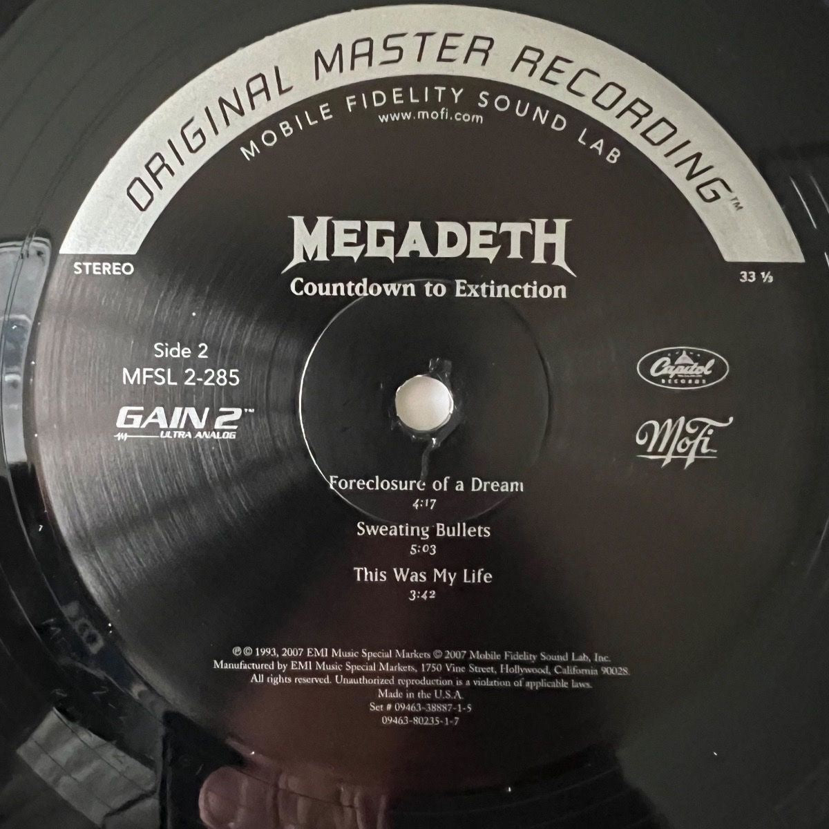 Megadeth - Countdown To Extinction / Audiophile MFSL 2007 - (M-/Mint)