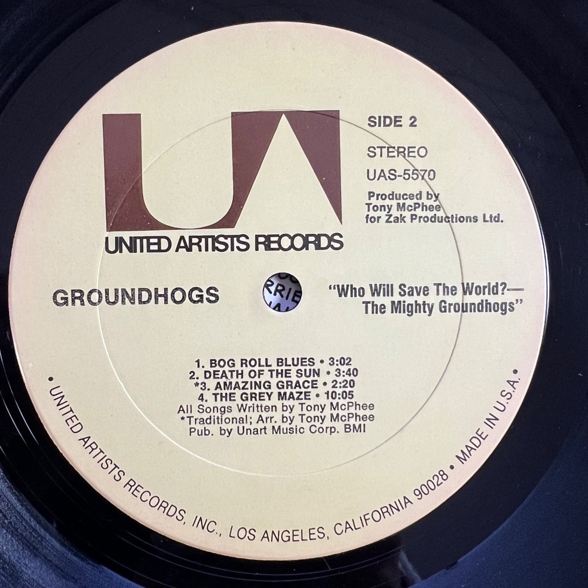 Groundhogs - Who Will Save The World? / 1st US Press. 1972 - (M-/VG+)