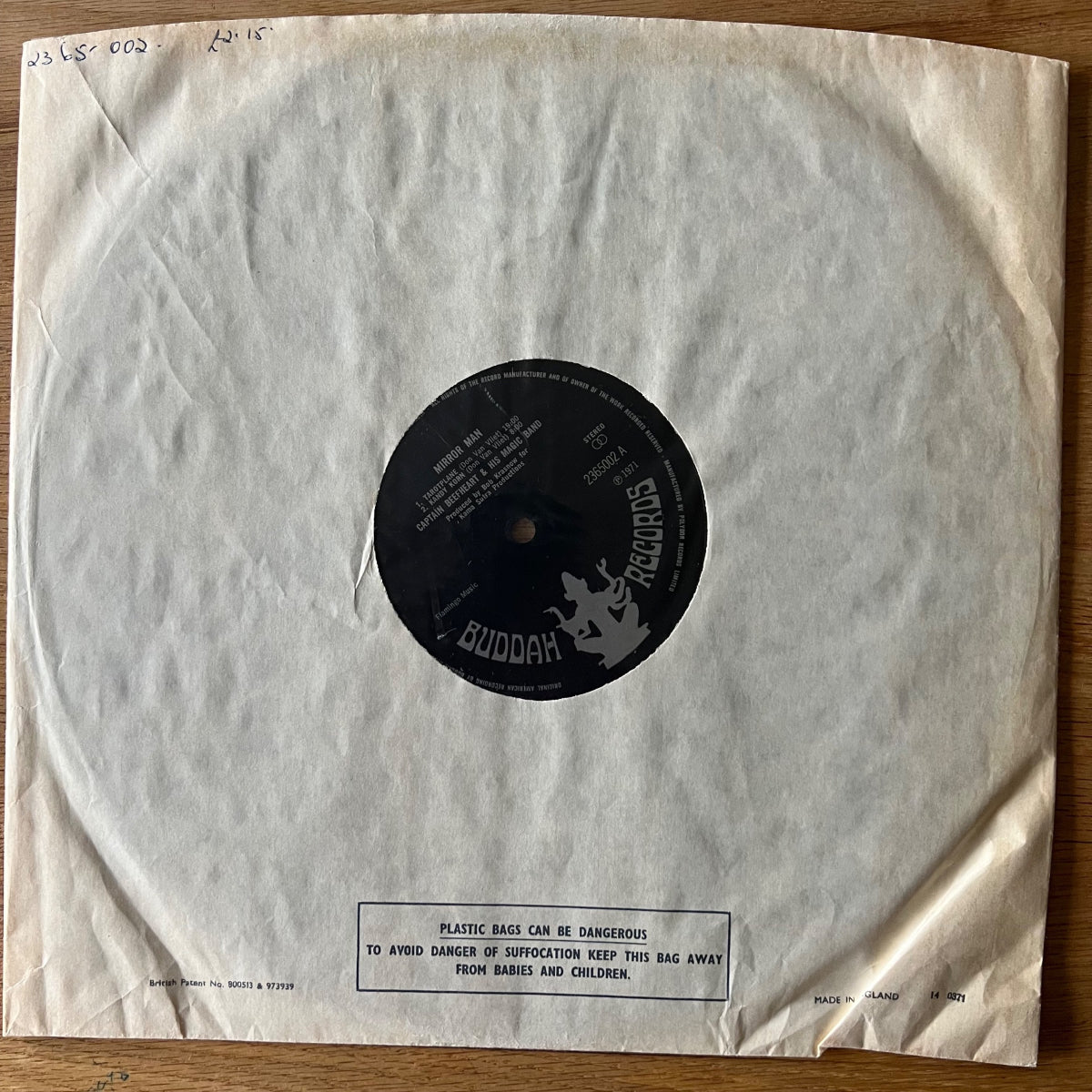 Captain Beefheart & His Magic Band - Mirror Man / 1. UK-Press. 1971 - (M-/VG)