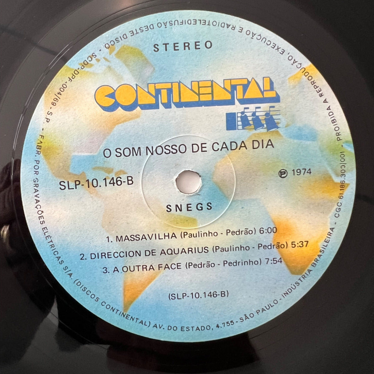 Som Nosso De Cada Dia - Snegs / 1. Brazil-Press. 1974 - (M-/VG+)