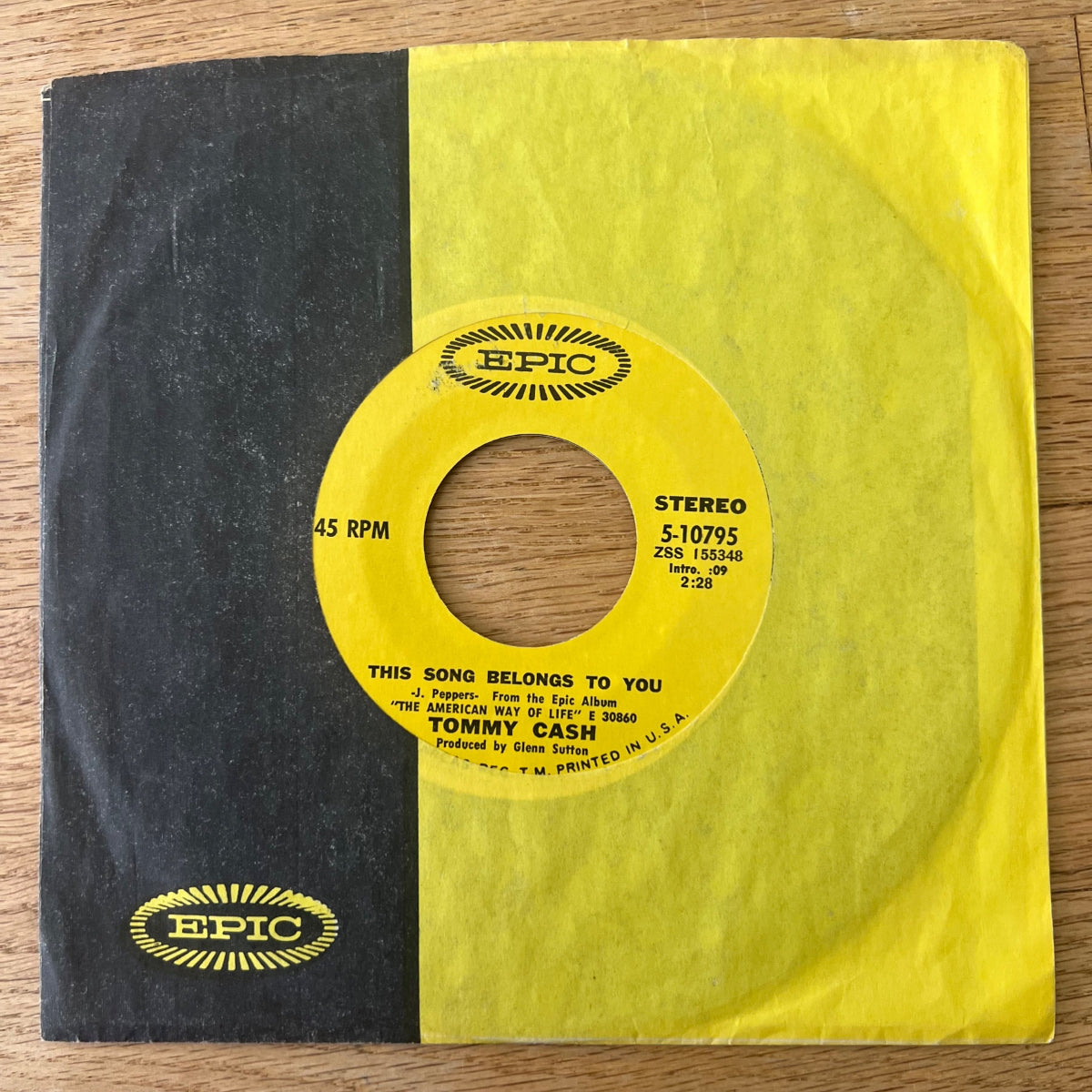 Tommy Cash - Roll Truck Roll / 1. US-Press. 1971 - (M-/VG++)