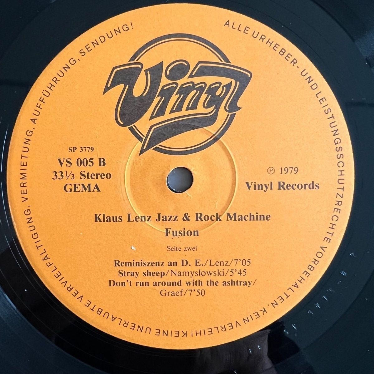 Klaus Lenz Jazz & Rock Machine - Fusion / D-Press. 1979 - (M-/M-)