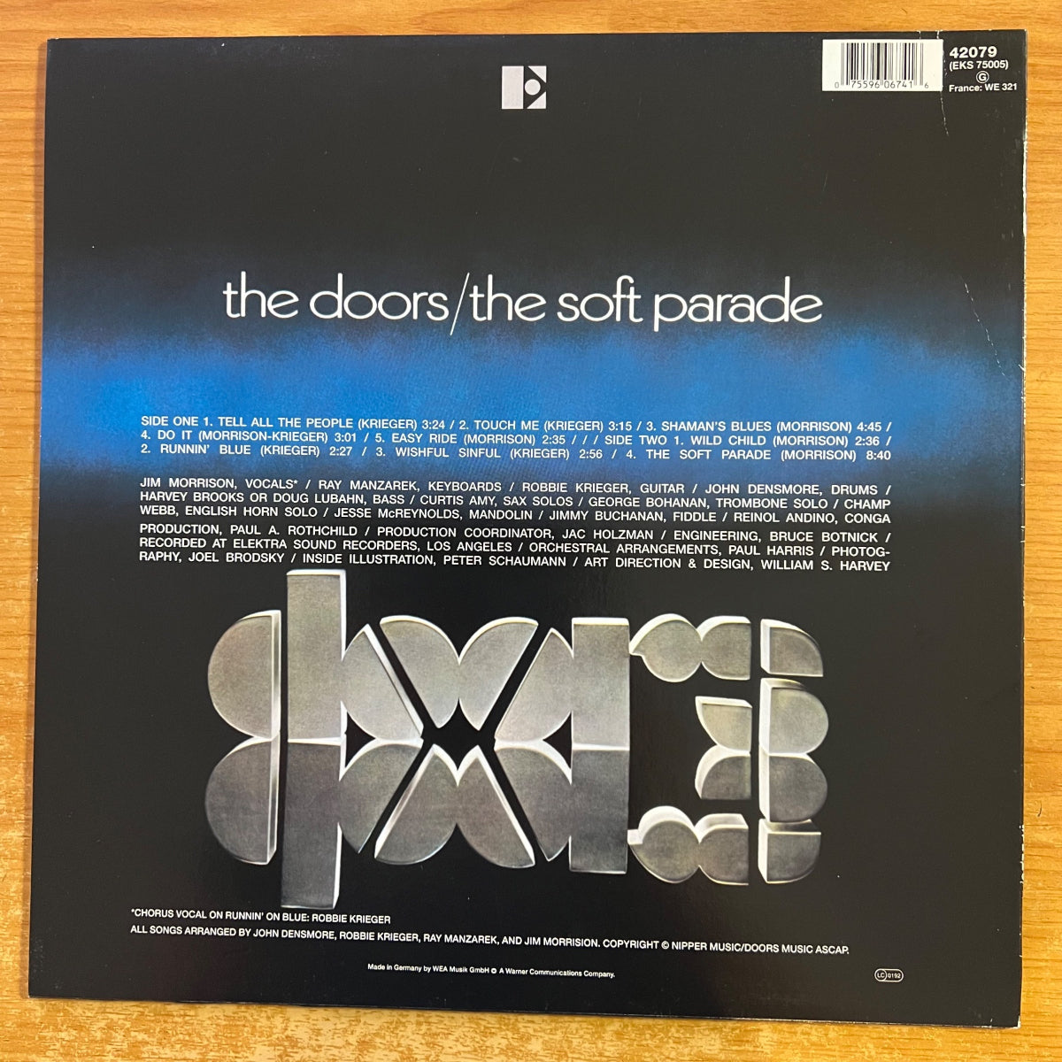 Doors - Soft Parade / D-Press. RE from 1971 - (M-/VG++)