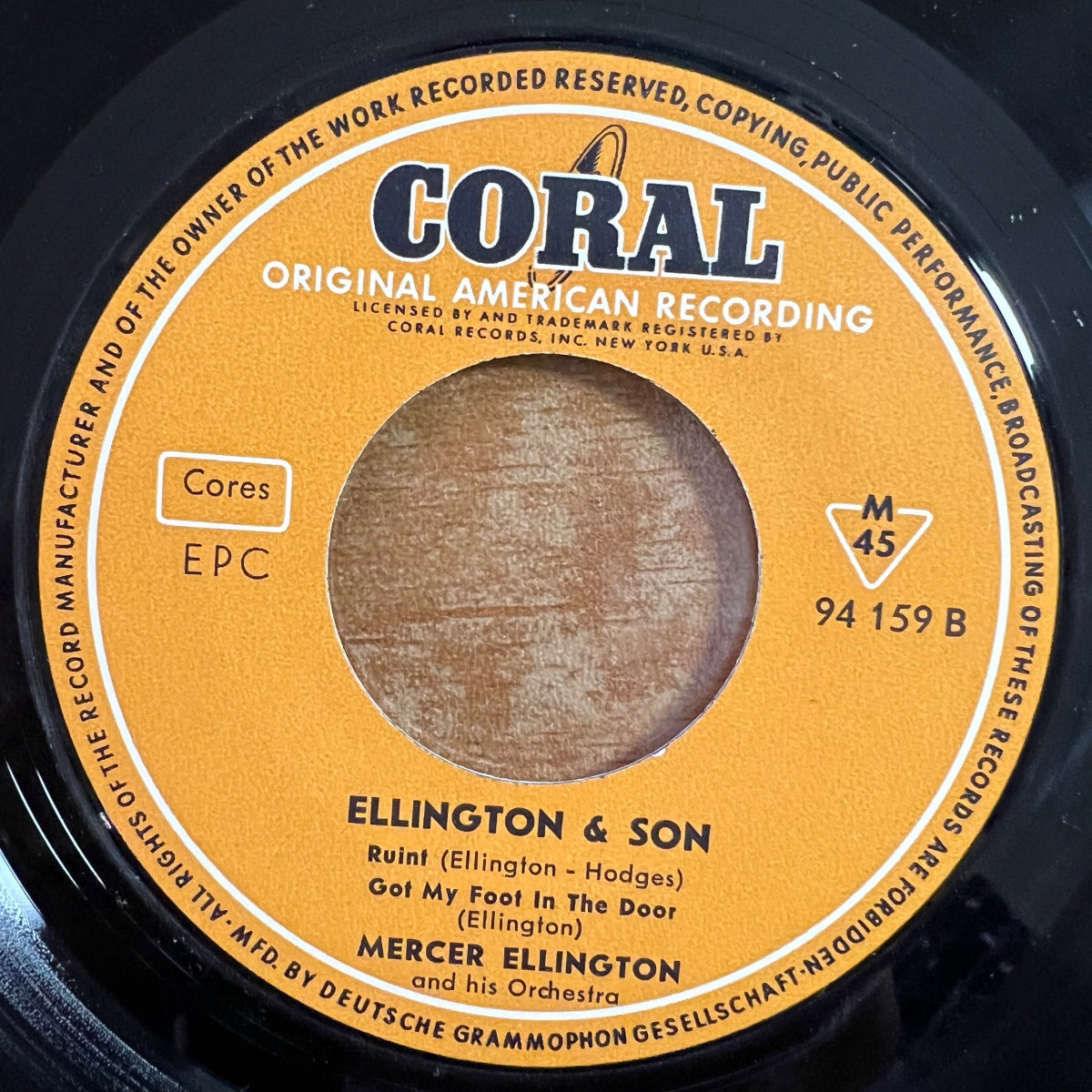 Ellington & Son - Stepping Into Swing Society / 7" EP - 1. D-Press. 1959 - (VG+/VG++)