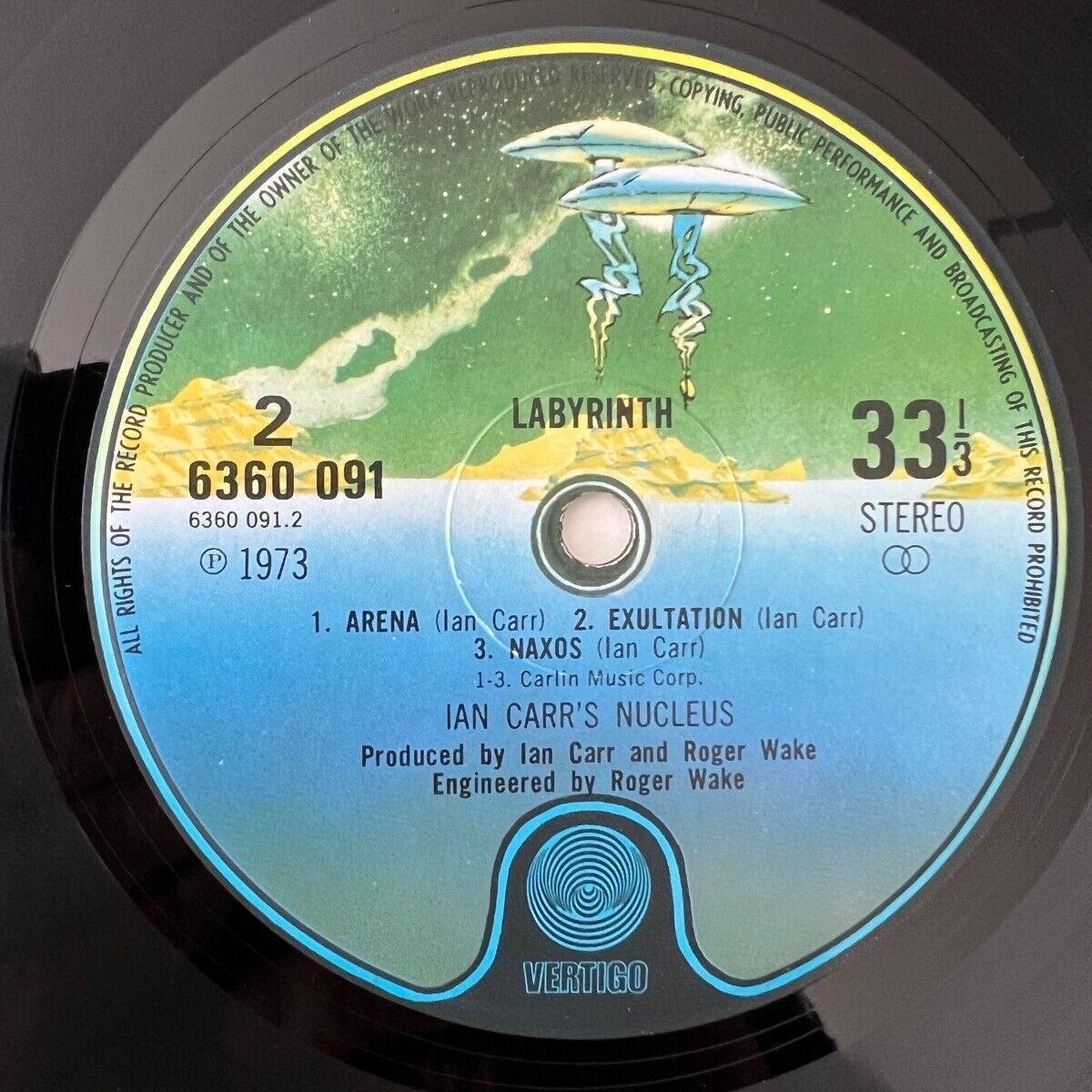 Ian Carr with Nucleus - Labyrinth / 1. UK Press. 1973 - (M-/VG++)