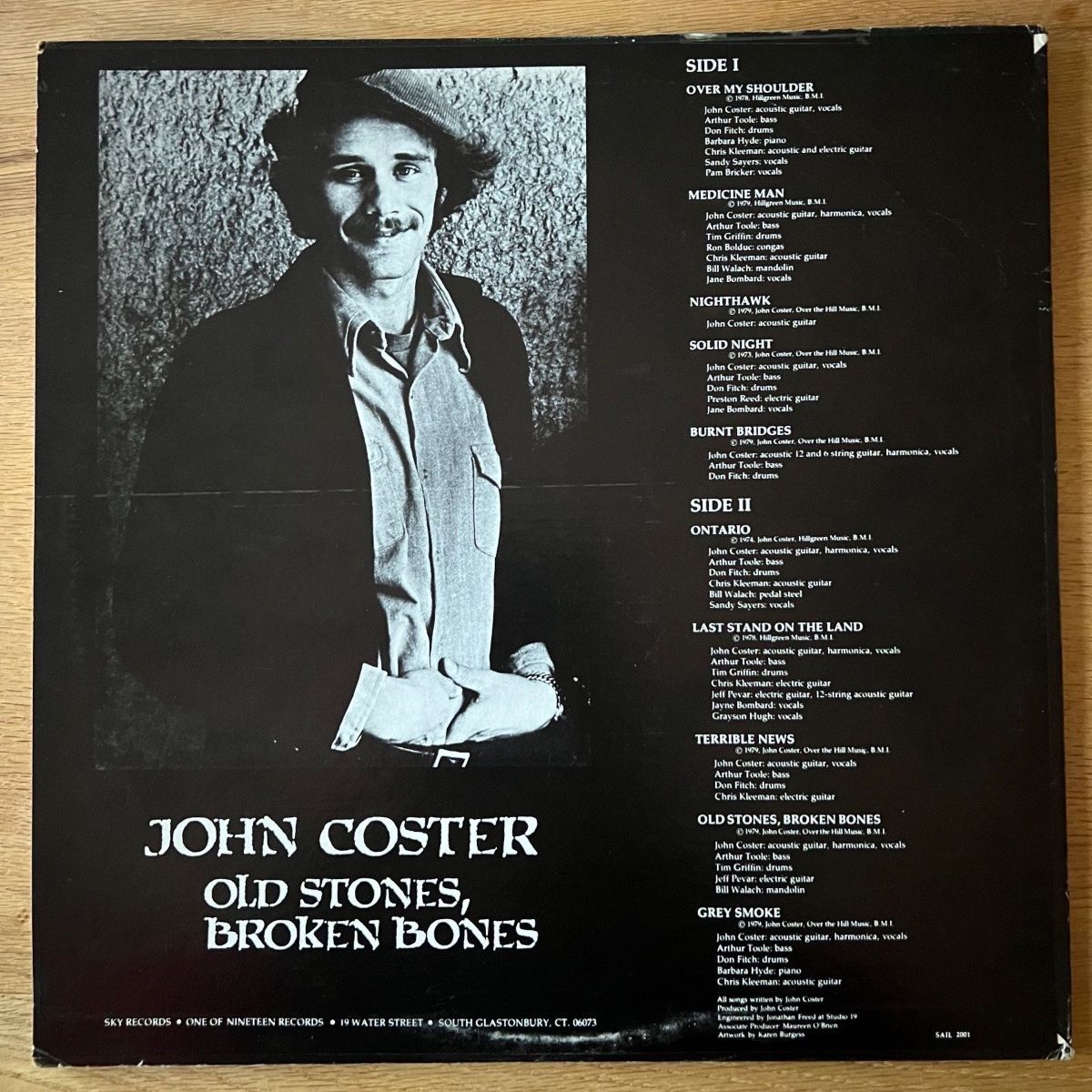 John Coster - Old Stones, Broken Bones / 1. US-Press. 1979 - (M-/VG++)