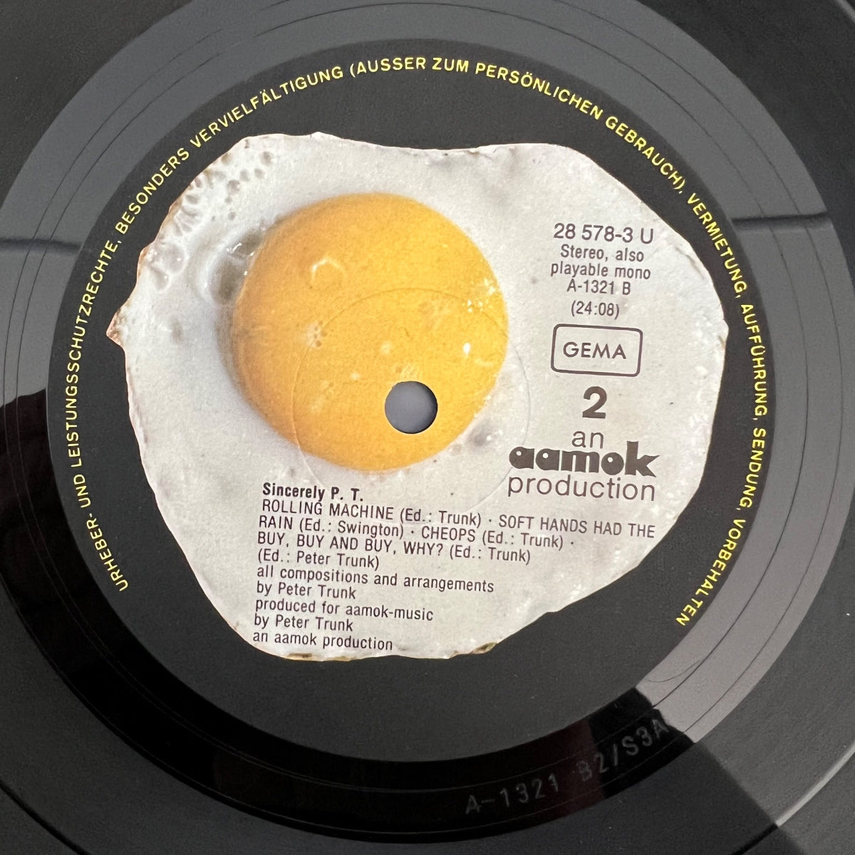 Sincerely PT - Same / 1. D-Press. 1973 - (M-/M-)