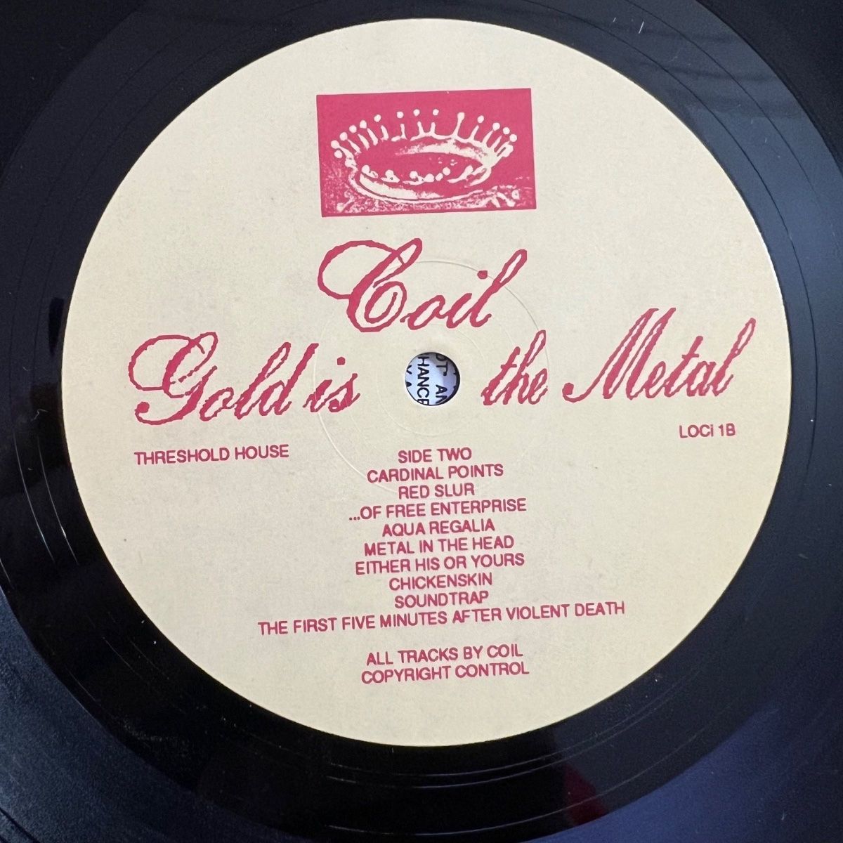 Bobine - L'or est le métal / 1re édition britannique. 1987 - (M-/M-)