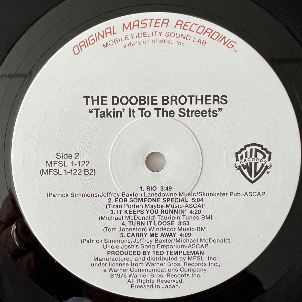 Doobie Brothers - Takin' It To The Streets / Audiophile MFSL 1983 - (M-/M-)
