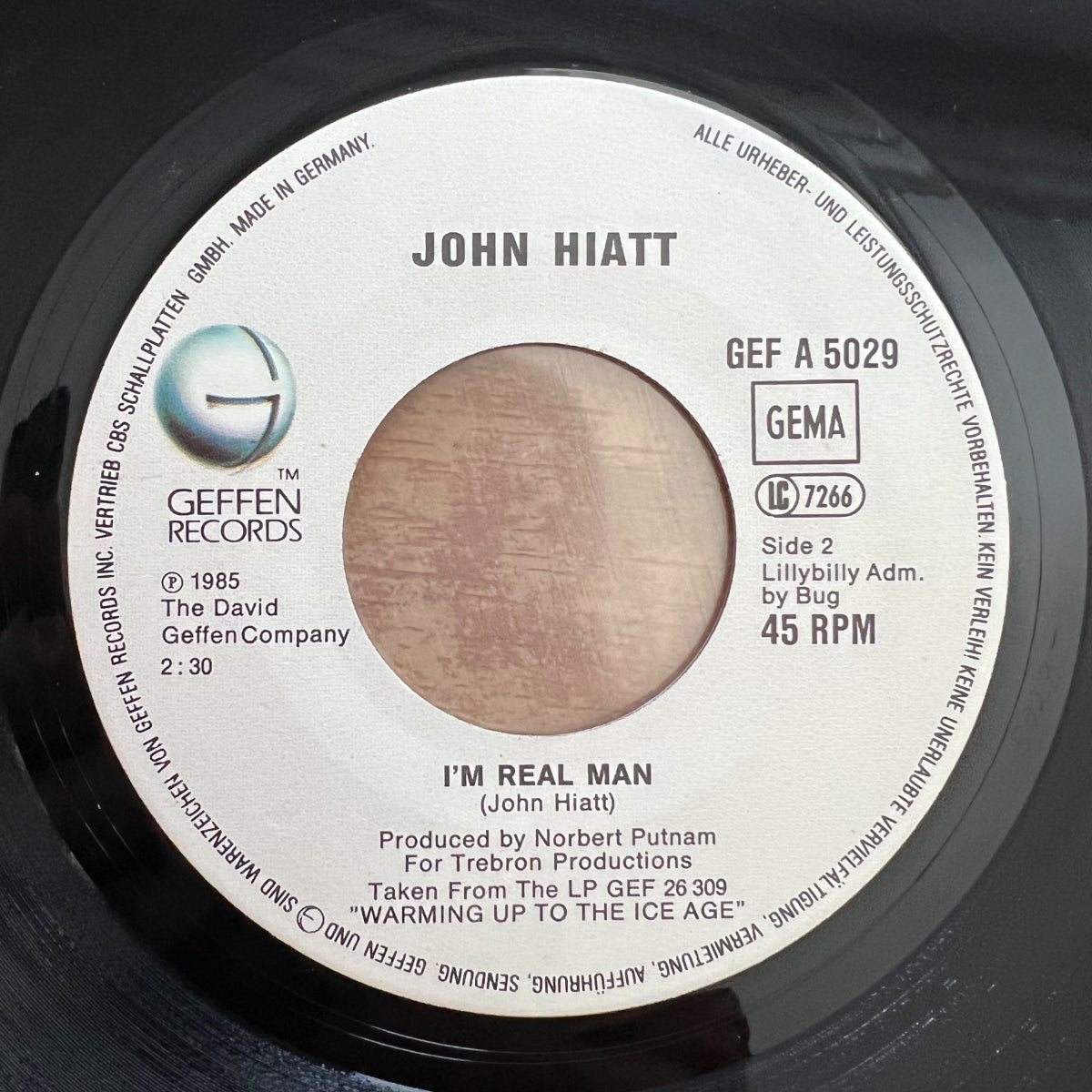John Hiatt - When We Ran / 1. D-Press. 1985 - (M-/VG++)