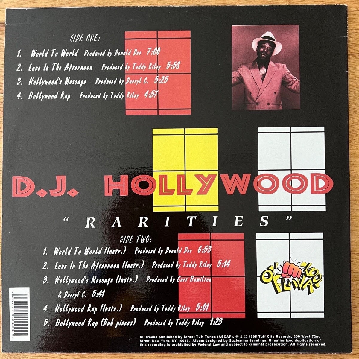DJ Hollywood - Rarities / 1st US Press. 1995 - (VG++/M-)