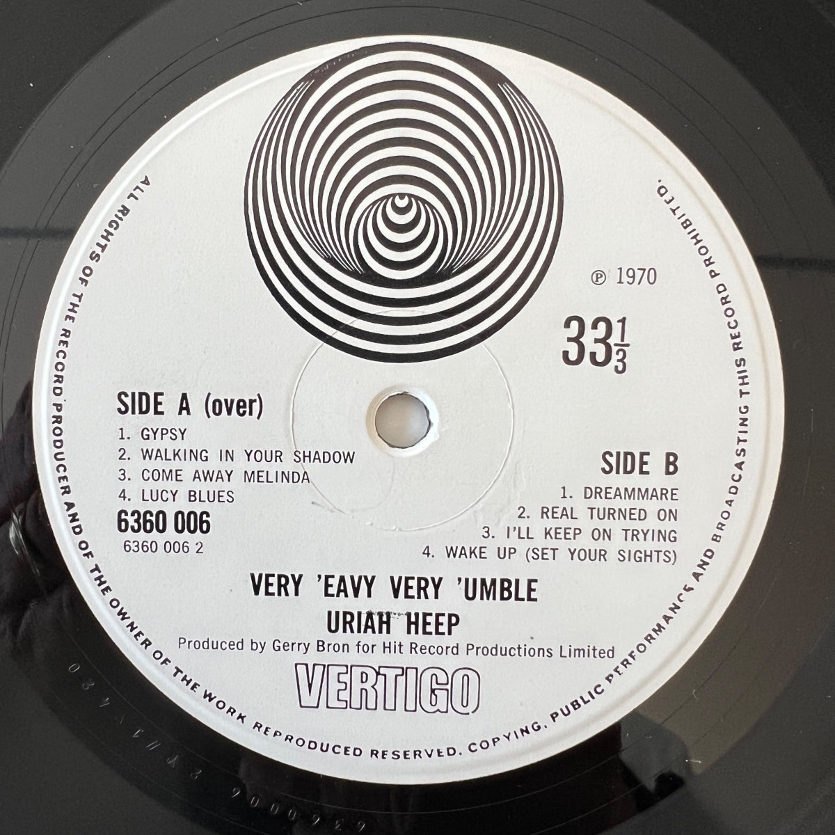 Uriah Heep - ...Very 'Easy Very 'Umble.. / 1. UK 1970 - (M-/VG++)