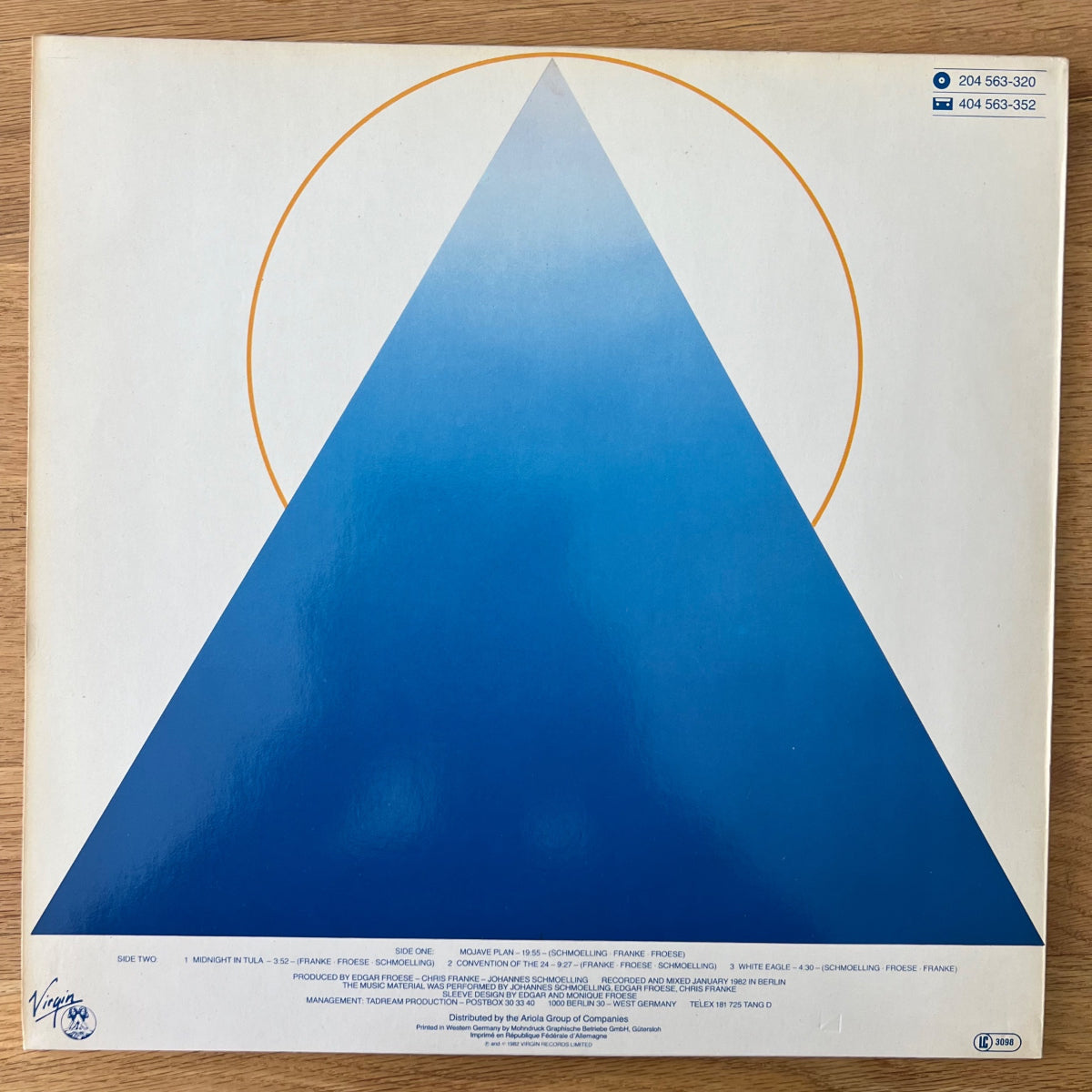 Tangerine Dream - White Eagle / 1. D-Press. 1982 - (M-/M-)
