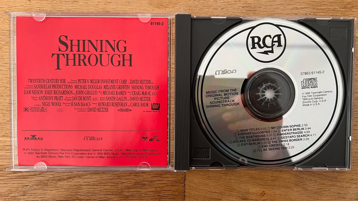 Michael Kamen - Shining Through (Soundtrack) / CD - 1. US-Press. 1992 - (M-/M-)
