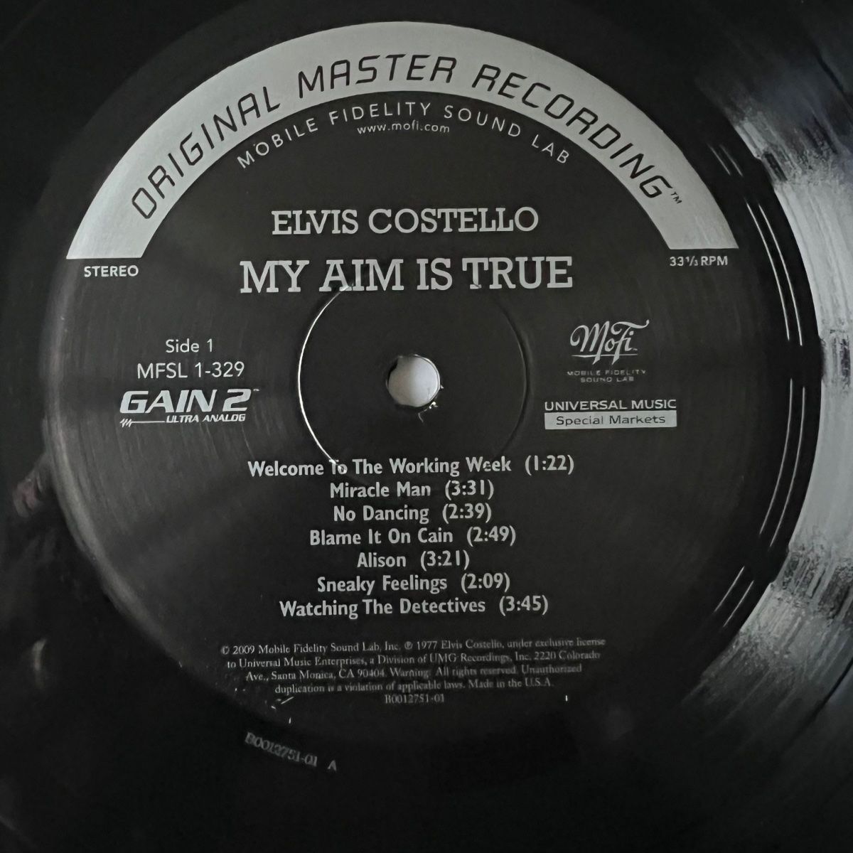 Elvis Costello - My Aim Is True / Audiophile MFSL 2009 - (Mint / Mint)