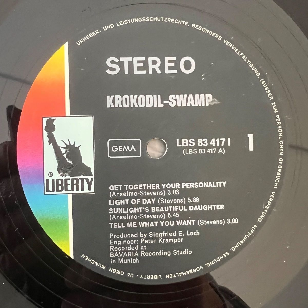 Krokodil - Swamp / 1. D-Press. 1970 - (M-/VG++)