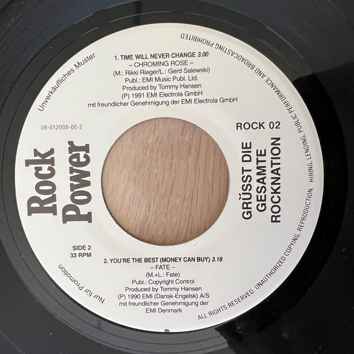 Various - Free Hot Rock EP / 1. EU-Press. 1991 - 4 Track EP - (M-/M-)