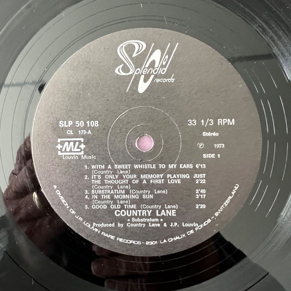 Country Lane - Substratum // 1. Swiss-Press. 1973 - (M-/M-)