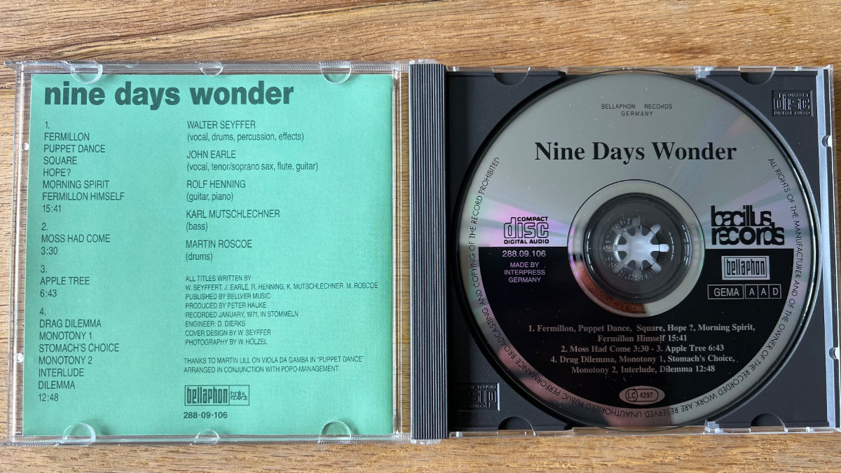 Nine Days Wonder - Same / CD - 1st D-Press. 1993 - (M-/M-)