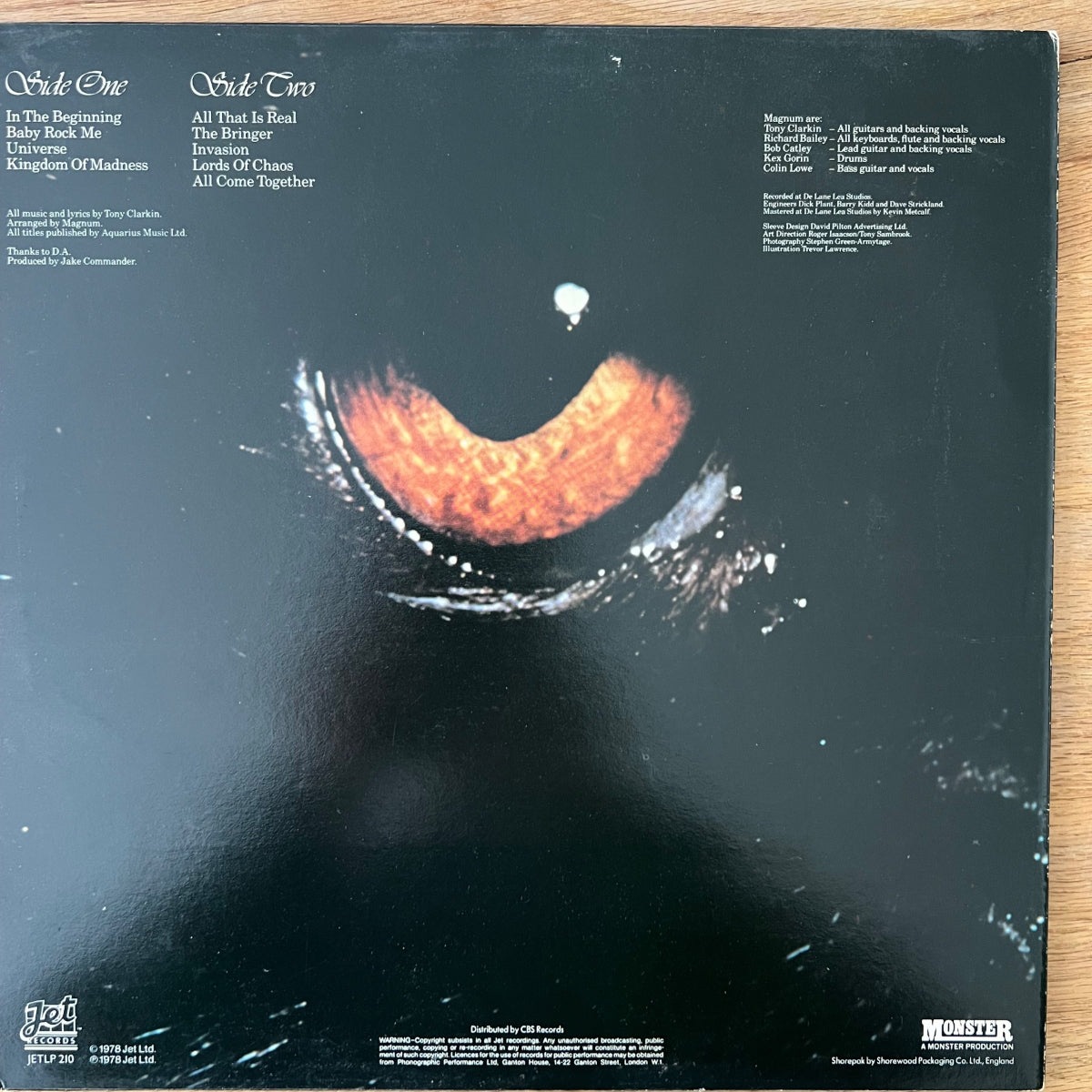 Magnum - Kingdom Of Madness / 1. UK-Press. 1978 - (M-/VG++)