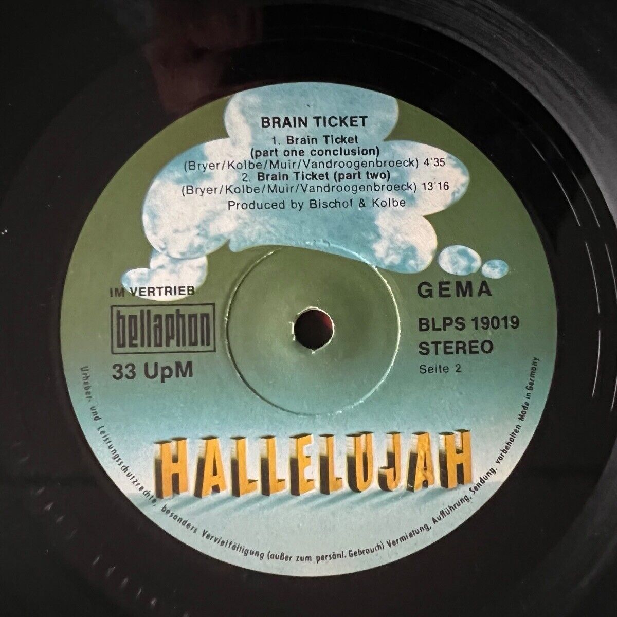 Brainticket - Cottonwoodhill / 1. D-Press. 1971 - (VG++/VG+)