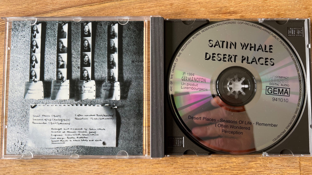 Satin Whale - Desert Places / CD - 1. Luxembourg Press. 1994 - (M-/M-)