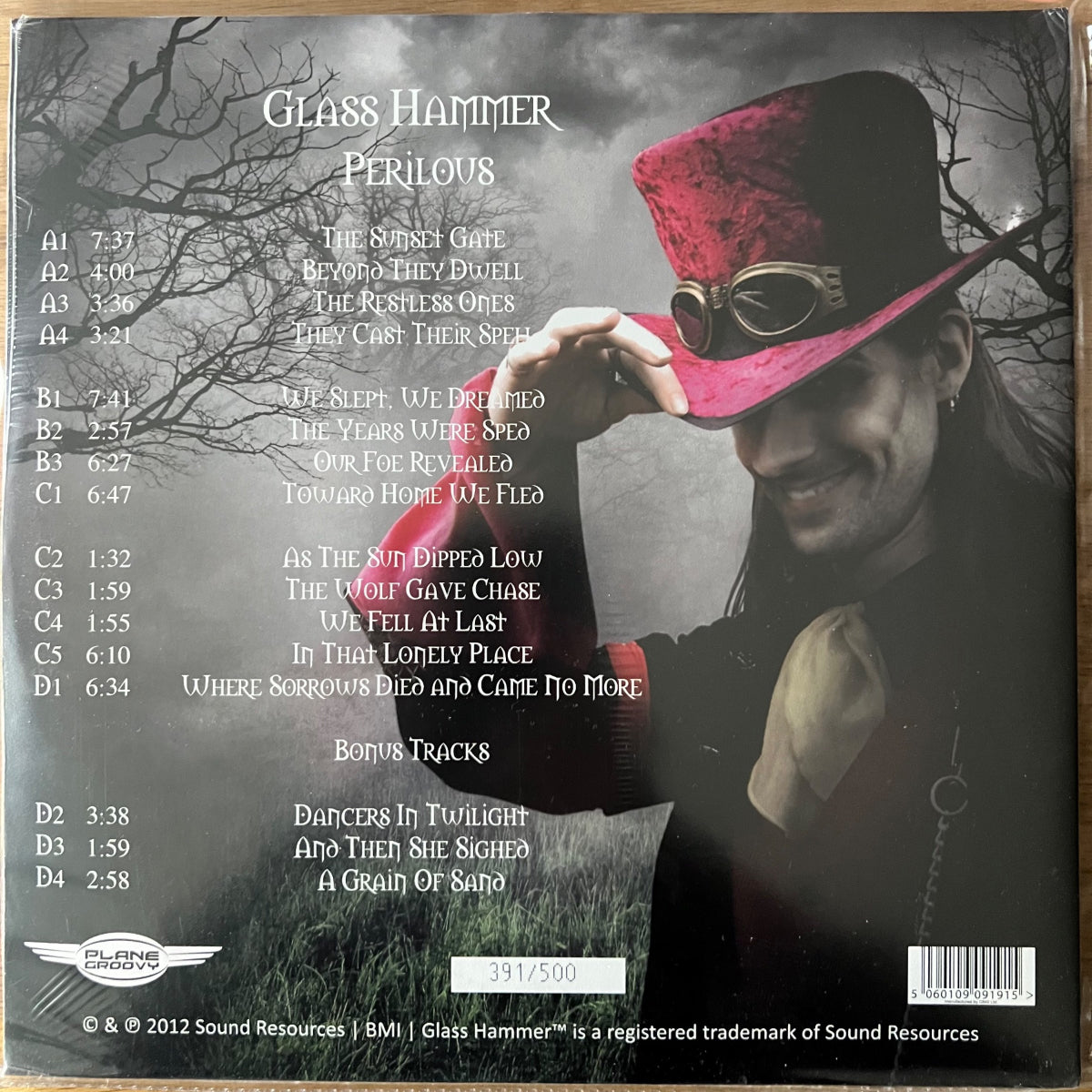 Glass Hammer - Perilous / 2 LP - Premier pressage britannique (2012) - Édition limitée (neuf et scellé)