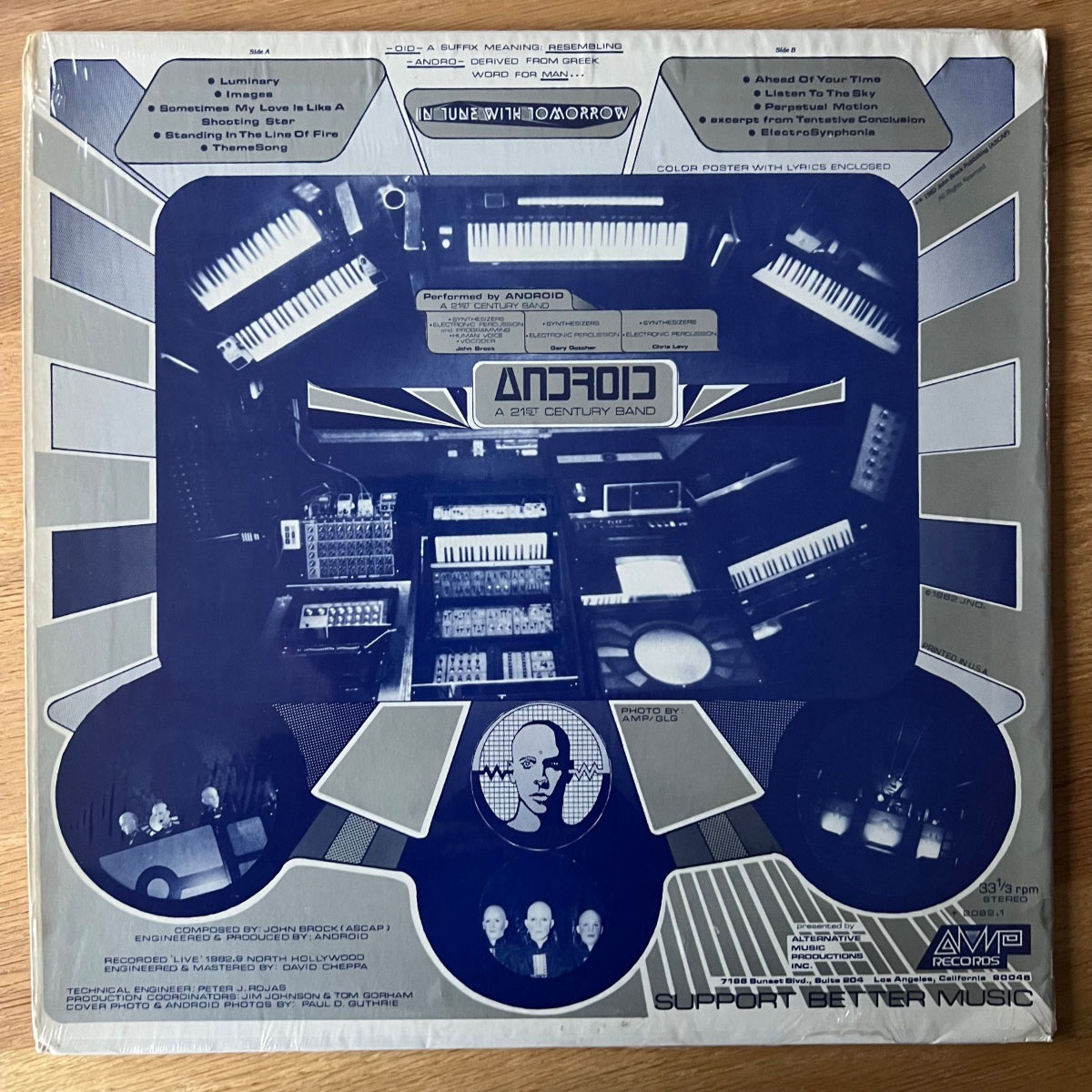 Android A 21 Century Band - In Tune With Tomorrow / 1. US 1982 - (M-/VG++)
