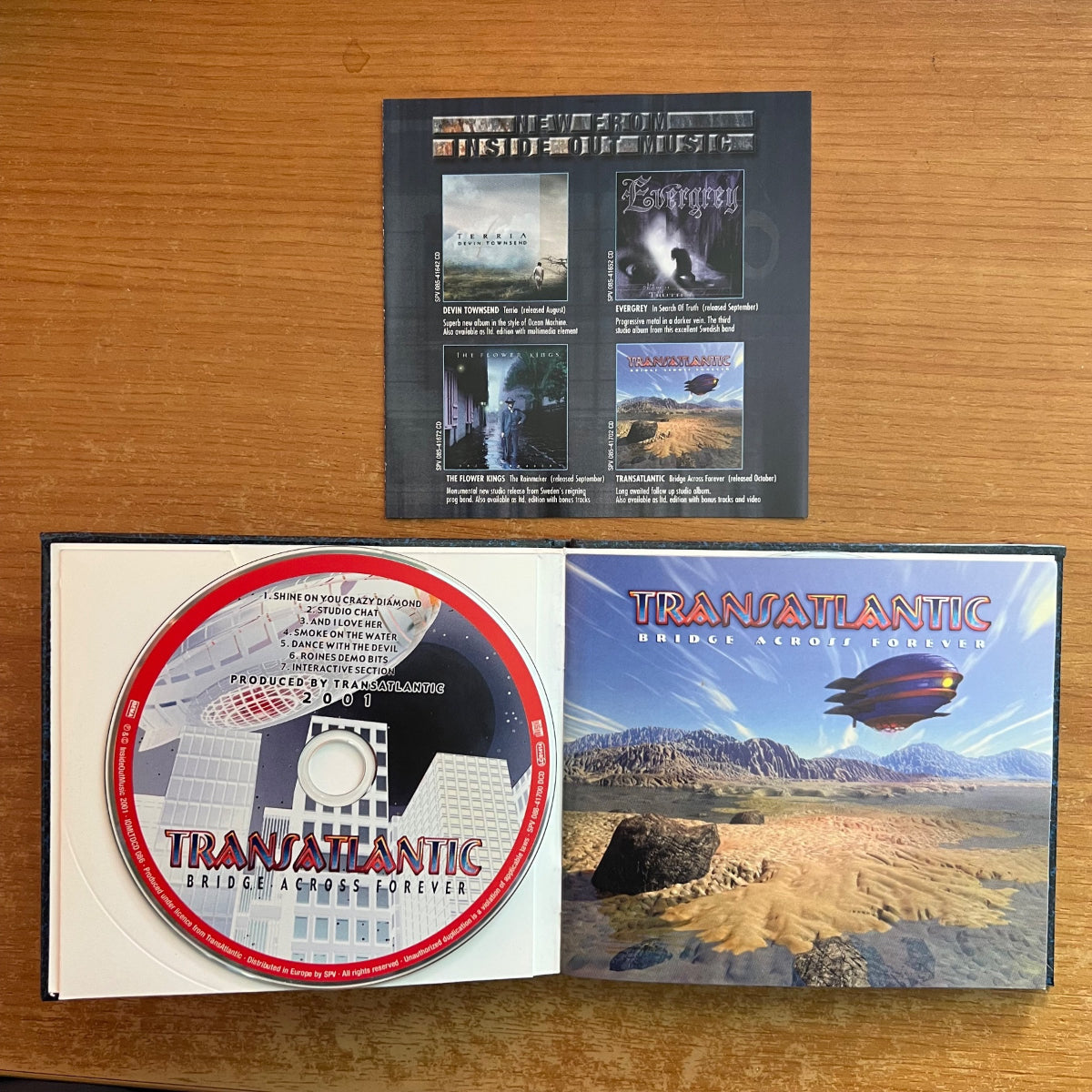 Transatlantic - Bridge Across Forever / 2CD - 1st EU Press. 2001 - Limited Edition - Digipak - (M-/M-)