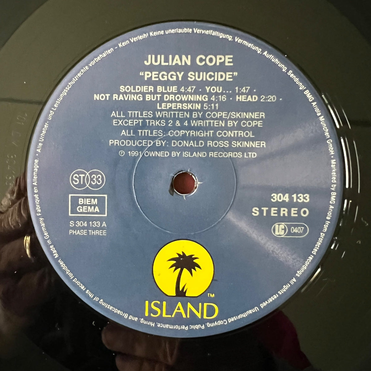 Julian Cope - Peggy Suicide / 2 LP - 1er pressage D-1991 - (M-/M-)
