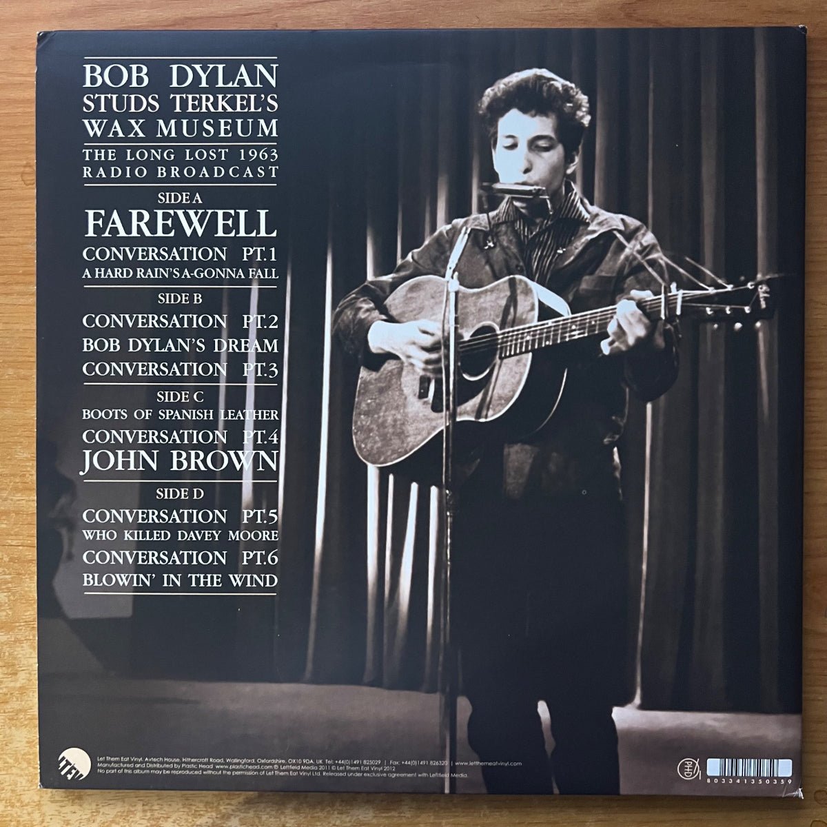 Bob Dylan - Studs Terkel's Wax Museum / 2 LP - 1st UK 2012 - (M-/M-)