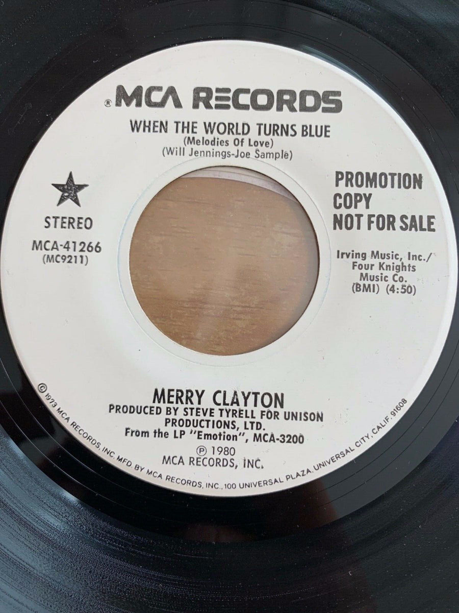Merry Clayton - When The World Turns Blue* / US-Promo 1980 (VG+/Neutral)