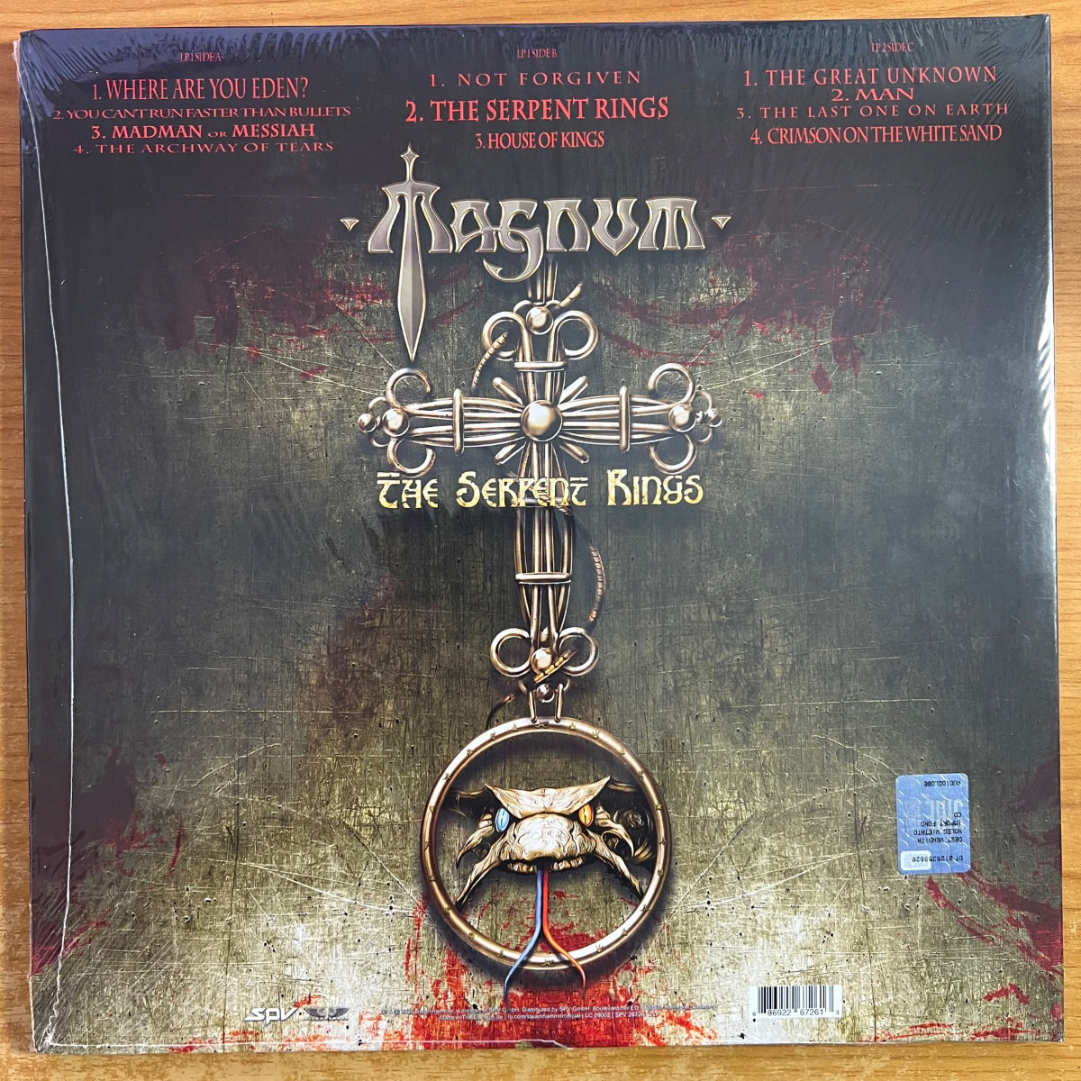 Magnum - The Serpent Rings / EU-Press. 2023 - Lilac Blue Vinyl - (Mint & Sealed)