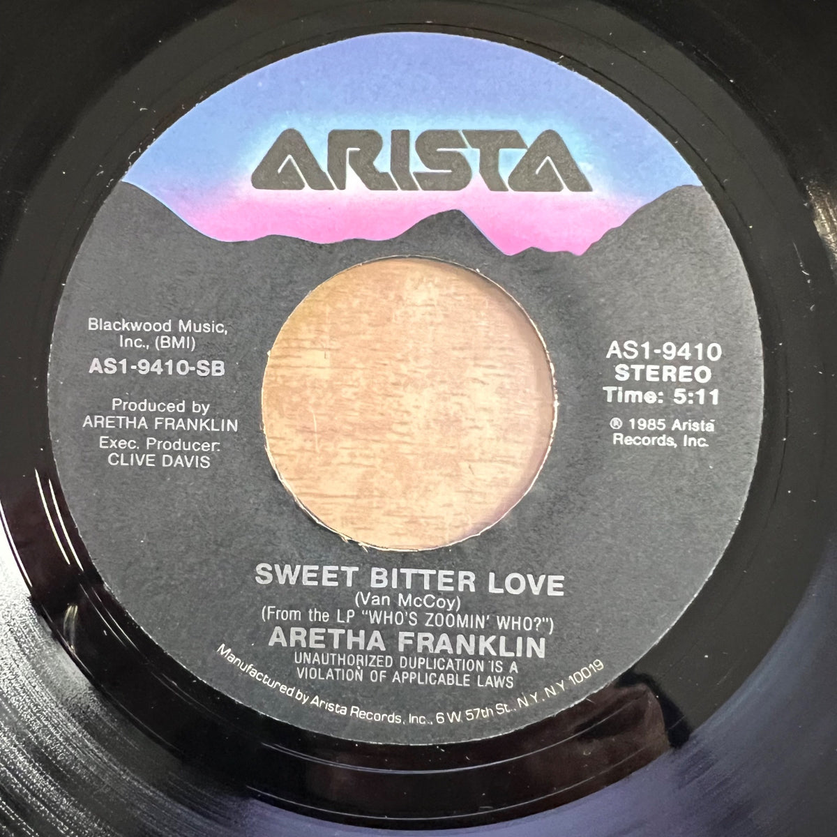 Aretha Franklin - Who's Zoomin' Who / 1. US-Press. 1985 - (M-/M-)