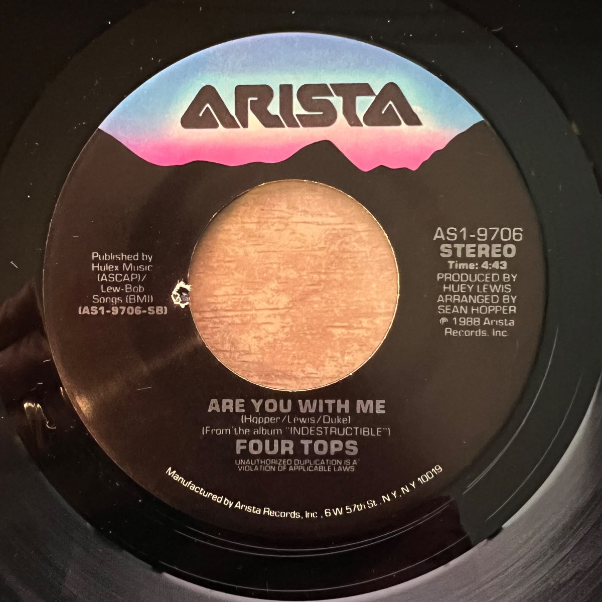 Four Tops - Indestructible / 1. US-Press. 1988 - (M-/VG++)