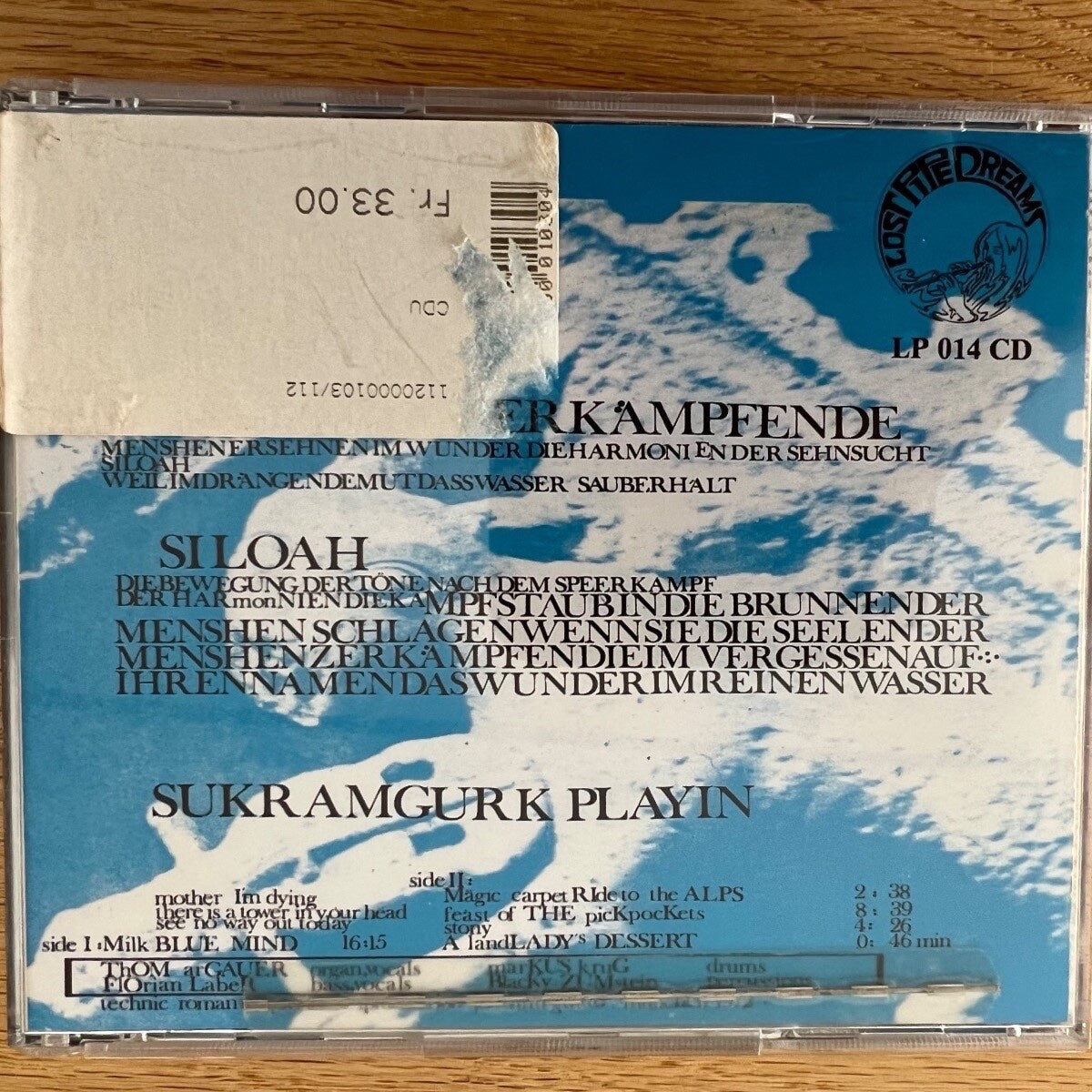 Siloah - Sukram Gurk / CD - 1. German-Press. 1993 on CD - (M-/M-)