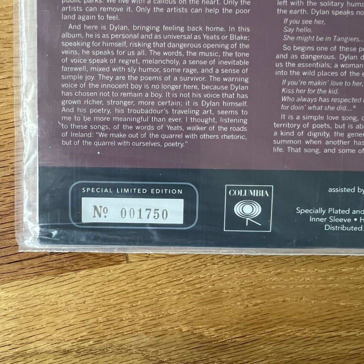Bob Dylan - Blood On The Tracks / Audiophile MFSL 2013 - (Mint & Sealed)