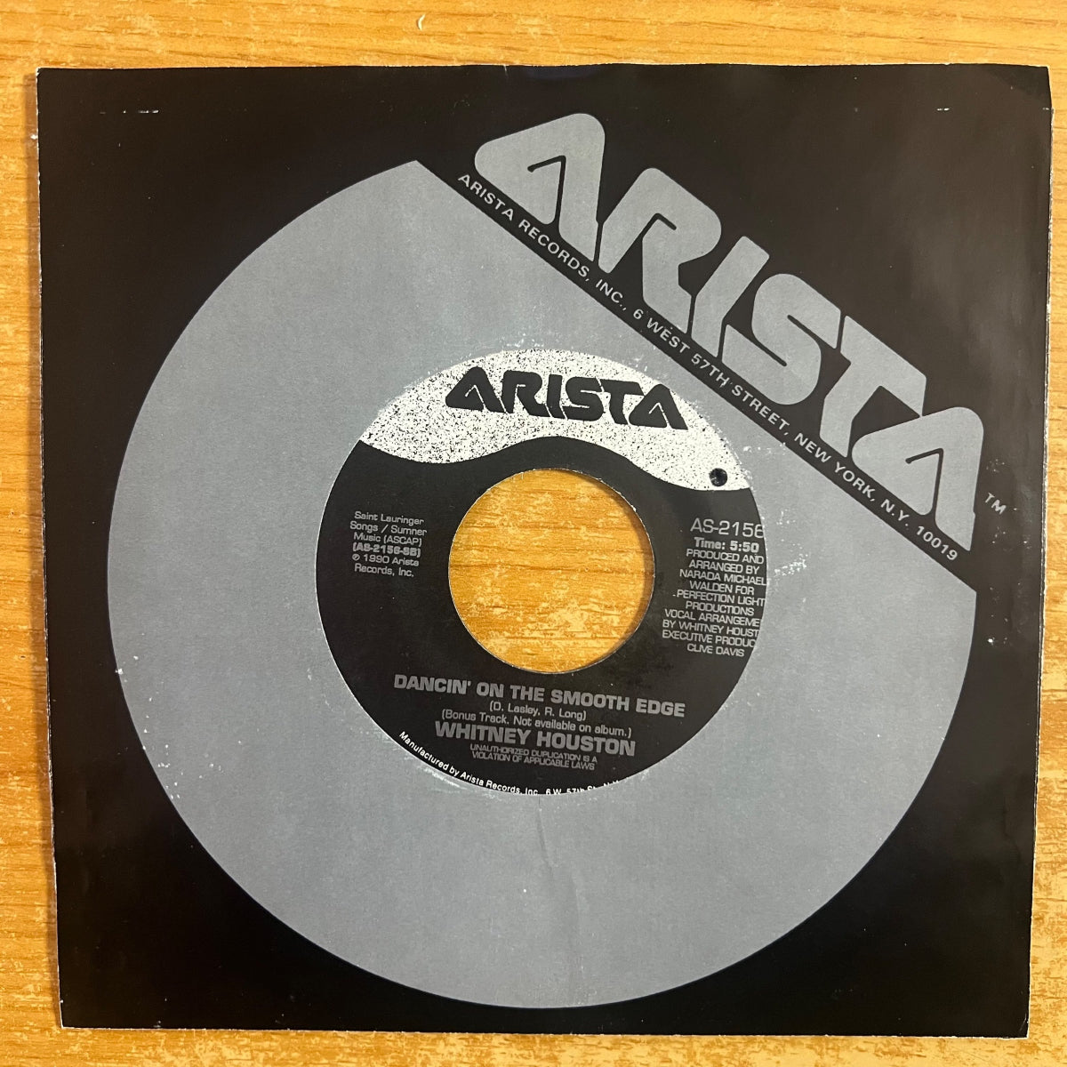 Whitney Houston - All The Man That I Need / 1er pressage US 1990 - (M-/VG++)