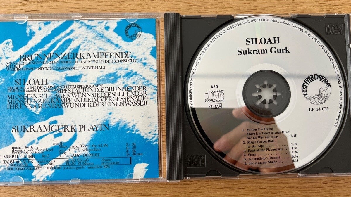 Siloah - Sukram Gurk / CD - 1. German-Press. 1993 on CD - (M-/M-)