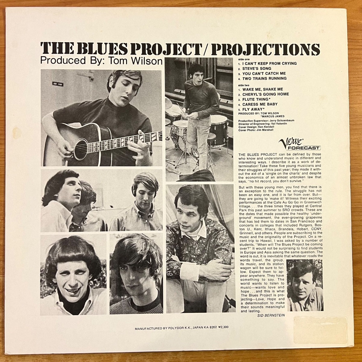 Blues Project - Projections / Japan-Press. 1982 - (M-/VG++)
