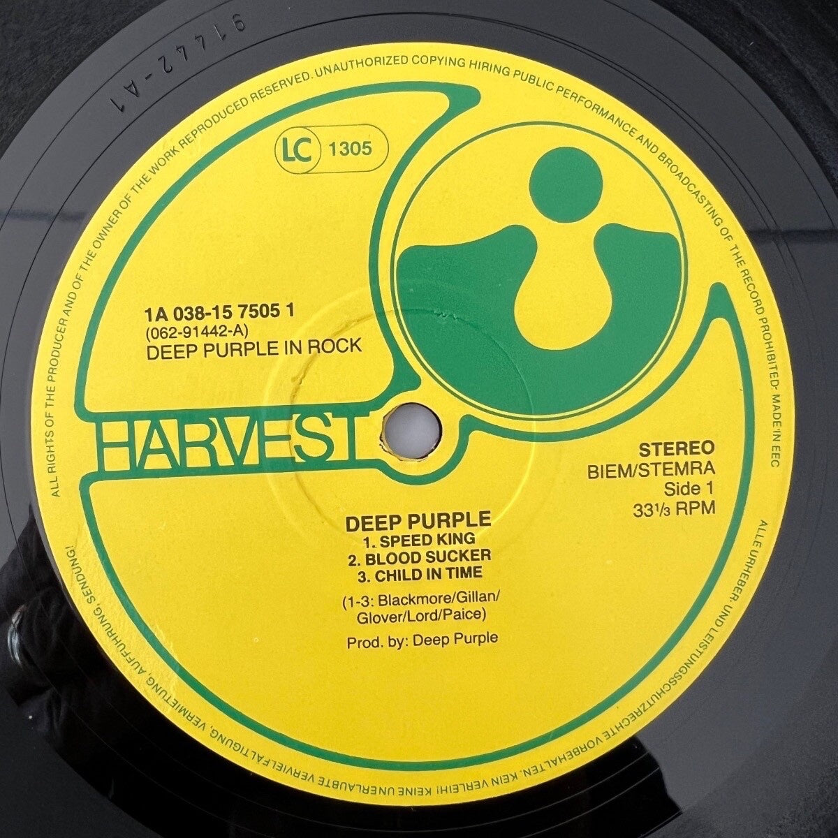 Deep Purple - In Rock / LP - EU-Press. 1983 - (M-/M-)