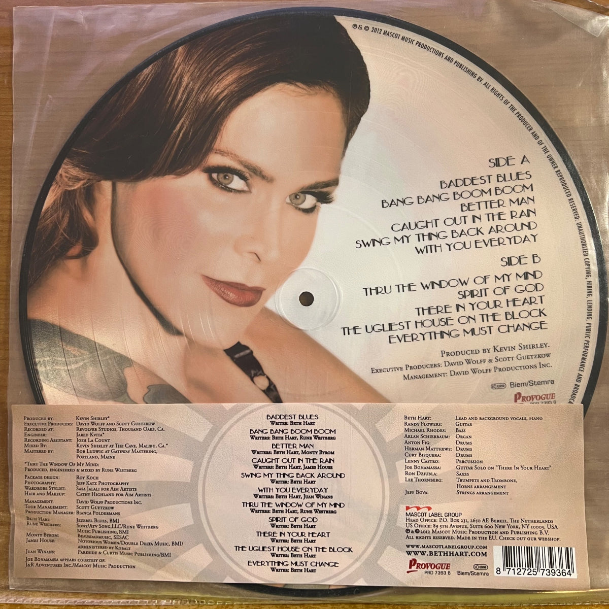 Beth Hart - Bang Bang Boom Boom / Picture Disc - 1st EU Press. 2012 - (Mint)